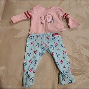 American Girl Penguin PJs Set